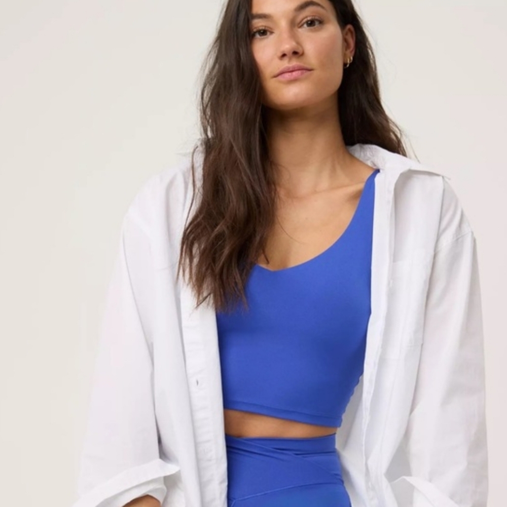 American Eagle OFFLINE By Aerie Real Me Low Key Longline Sports Bra.